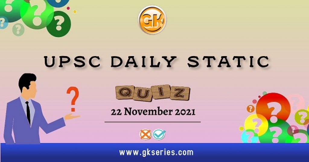UPSC Daily Static Quiz
