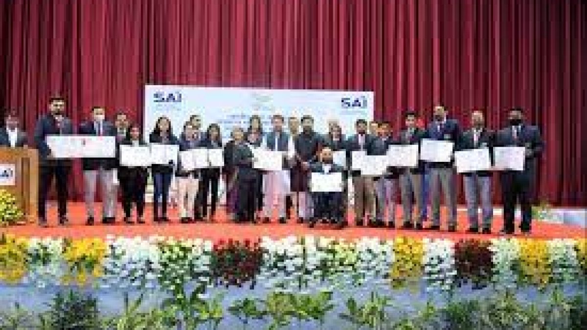 Union Minister of Youth Affairs & Sports Shri Anurag Thakur conferred the first ever SAI Institutional Awards to 246 athletes and coaches on November 17, 2021, in New Delhi
