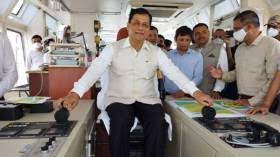 Shipping Minister inaugurates five vessels at Cochin Shipyard Limited