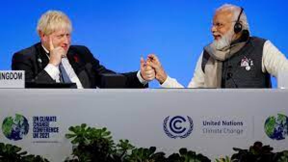 India-UK Launches Green Grids Initiative One Sun One World One Grid at COP26