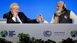 India-UK Launches Green Grids Initiative One Sun One World One Grid at COP26