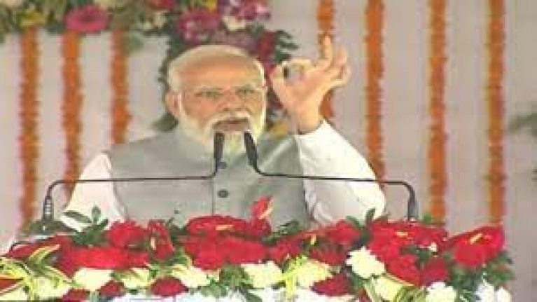 Prime Minister Narendra Modi inaugurates Purvanchal Expressway at KarwalKheri in Sultanpur district of Uttar Pradesh
