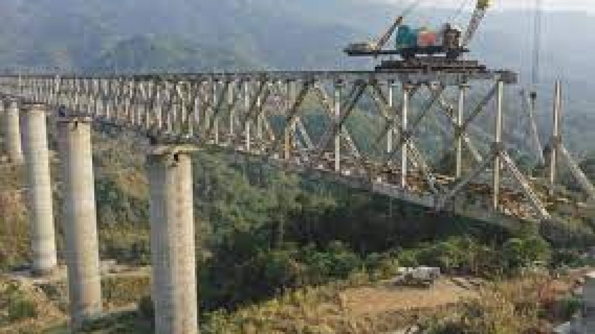 Indian Railways Constructing World’s Tallest Pier Bridge in Manipur