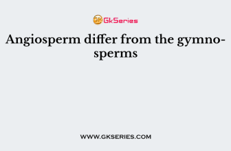 Angiosperm differ from the gymnosperms