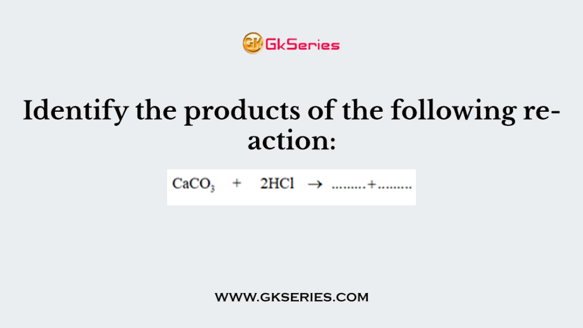 Identify the products of the following reaction: