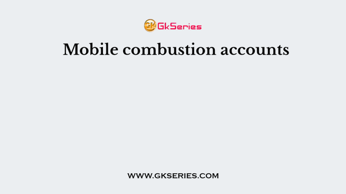 Mobile combustion accounts