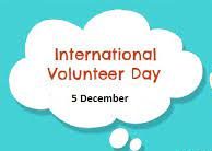 International Volunteer Day celebrated on 5 December 2021