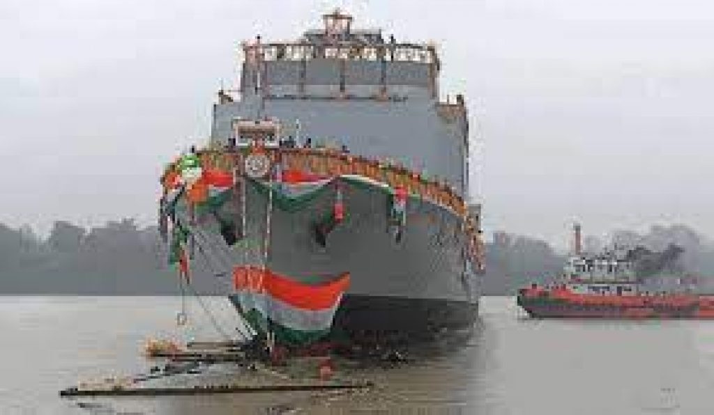 GRSE launches first large survey vessel Sandhayak for Indian Navy