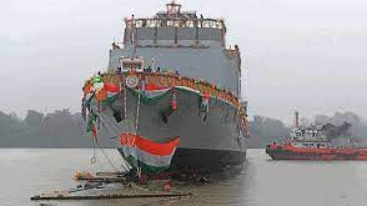 GRSE launches first large survey vessel Sandhayak for Indian Navy
