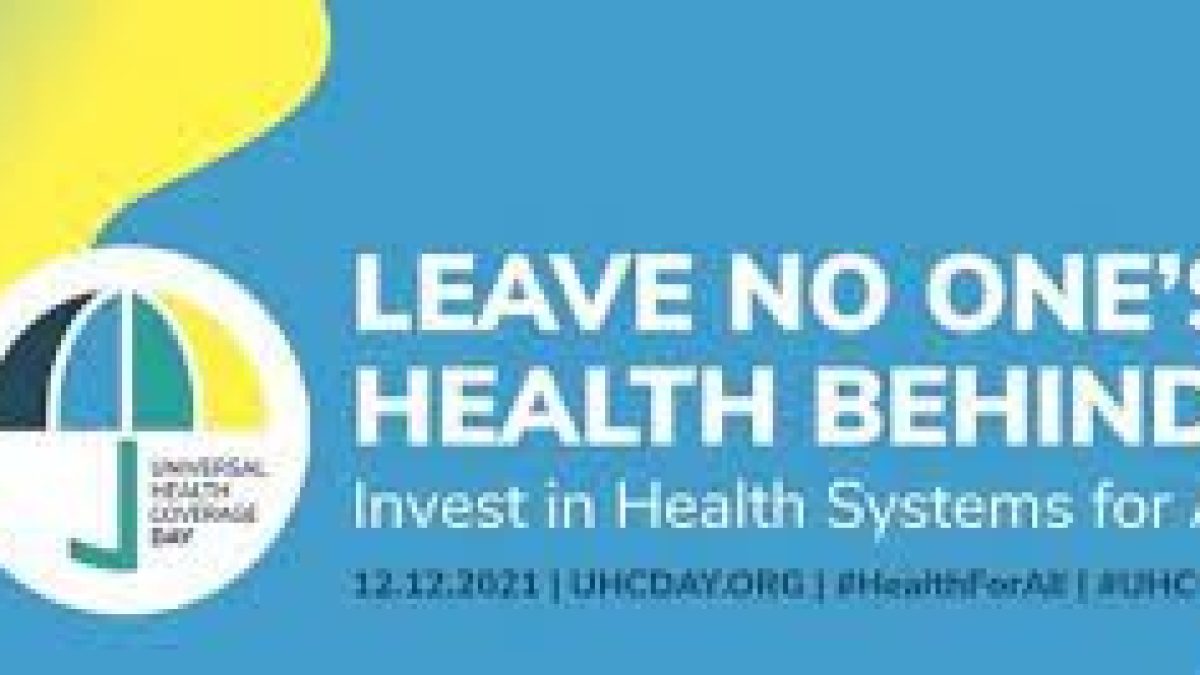 International Universal Health Coverage Day: 12 December