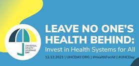 International Universal Health Coverage Day: 12 December