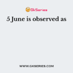 5 June is observed as