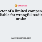 A director of a limited company may not be liable for wrongful trading if he or she