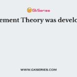 Achievement Theory was developed by