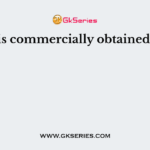 Agar is commercially obtained from