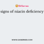 All are signs of niacin deficiency except