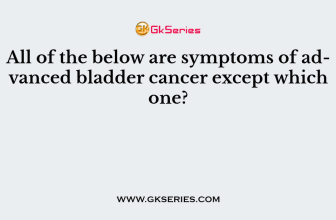 All of the below are symptoms of advanced bladder cancer except which one?