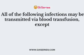 All of the following infections may be transmitted via blood transfusion, except
