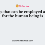 An alga that can be employed as food for the human being is