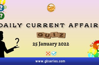 Daily Current Affairs Quiz