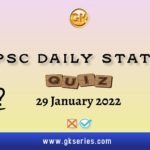 UPSC Daily Static Quiz