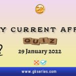 Daily Current Affairs Quiz