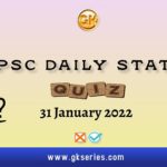 UPSC Daily Static Quiz