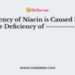 Deficiency of Niacin is Caused Due to the Deficiency of -------------?