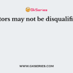 Directors may not be disqualified for