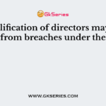 Disqualification of directors may result from breaches under the
