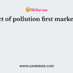 Effect of pollution first marked on