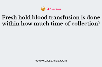 Fresh hold blood transfusion is done within how much time of collection?