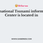 International Tsunami information Center is located in
