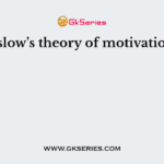 Maslow’s theory of motivation is