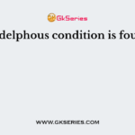 Polyadelphous condition is found in