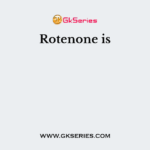 Rotenone is
