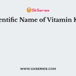 Scientific Name of Vitamin K is?