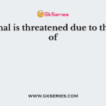 Taj Mahal is threatened due to the effect of