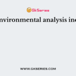 The environmental analysis includes