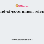 The hand-of-government refers to the