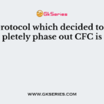 The protocol which decided to completely phase out CFC is