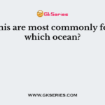 Tsunamis are most commonly found in which ocean?