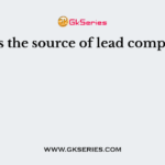 What is the source of lead compounds?