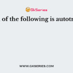 Which of the following is autotrophic?