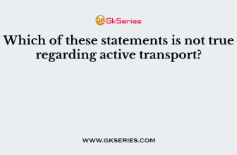Which of these statements is not true regarding active transport?
