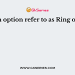 Which option refer to as Ring of Fire?