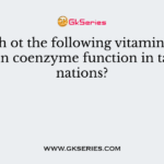 Which ot the following vitamin is involved in coenzyme function in tansaminations?