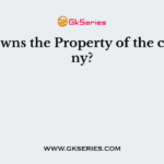 Who owns the Property of the company?