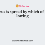 Zika virus is spread by which of the following