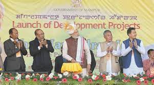PM Modi inaugurates and lays foundation stone of various development projects in Manipur and Tripura